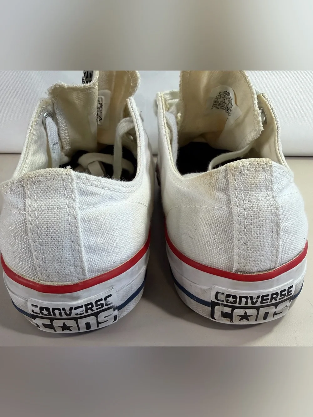 Converse Chuck Taylor All Star Optical White Ox  Mens 9 Womens 11  M7652 - Picture 4 of 7